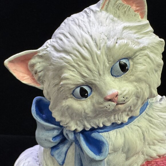 Purr-fect Time Cat & Ball of Yarn Quartz Clock by Maggie Murphy limited ed. 1498 - Picture 7 of 11